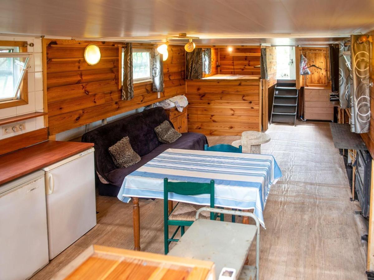 Comfy Houseboat In Florennes Next To The Forest Exterior photo