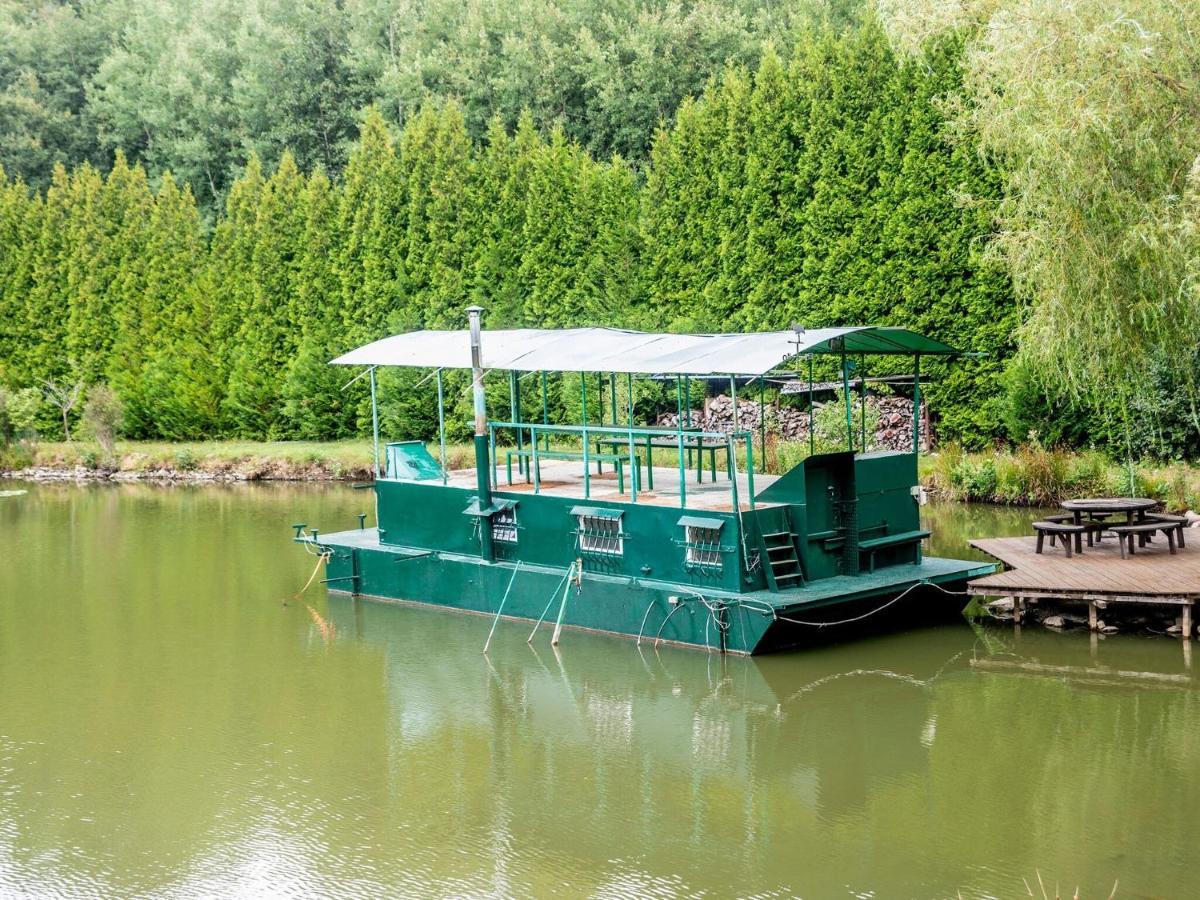 Comfy Houseboat In Florennes Next To The Forest Exterior photo