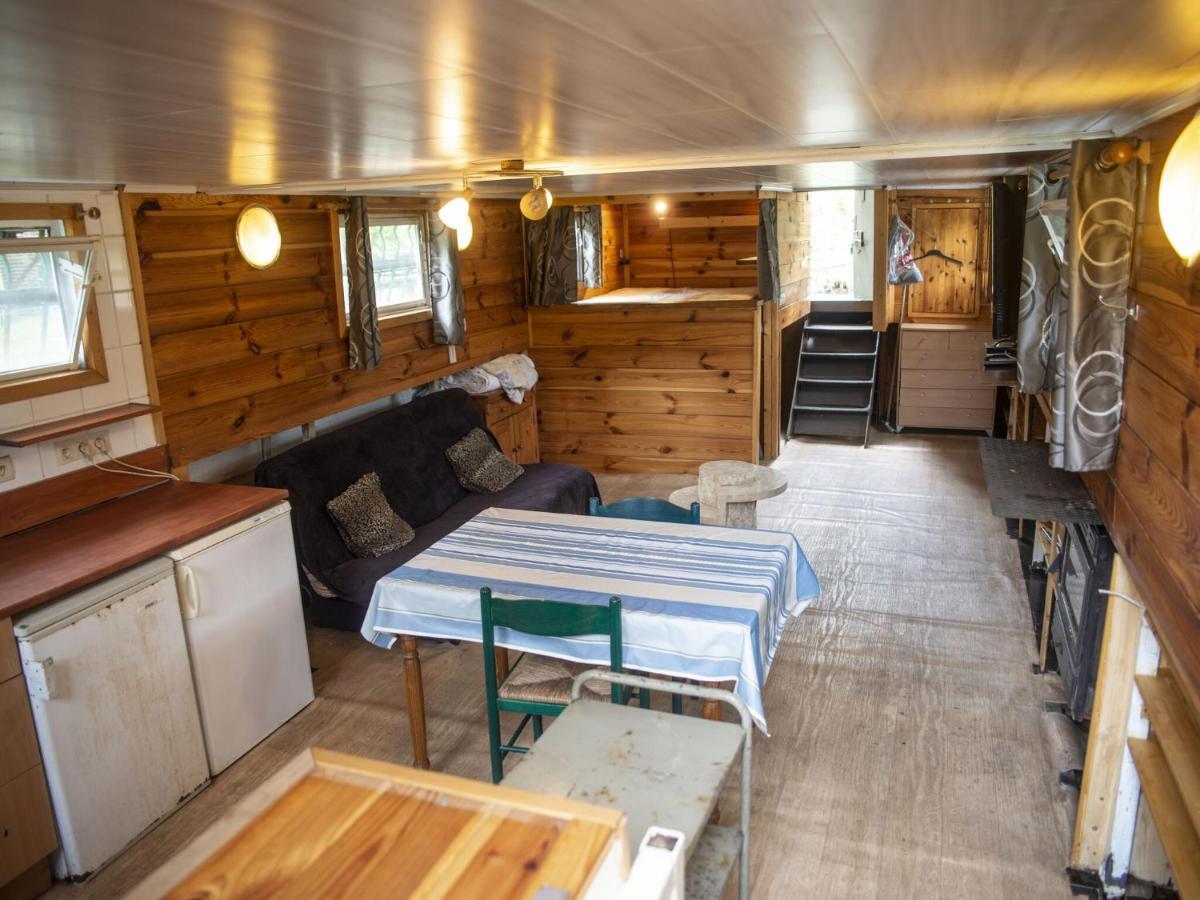 Comfy Houseboat In Florennes Next To The Forest Exterior photo