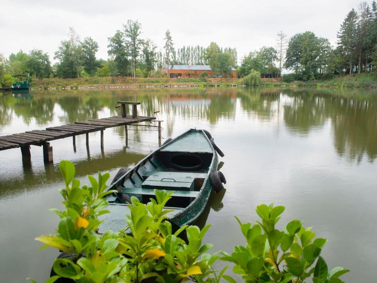 Comfy Houseboat In Florennes Next To The Forest Exterior photo