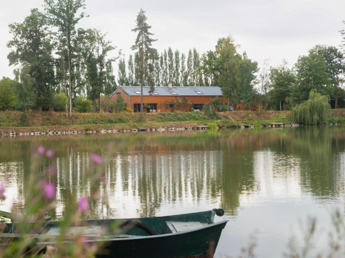 Comfy Houseboat In Florennes Next To The Forest Exterior photo