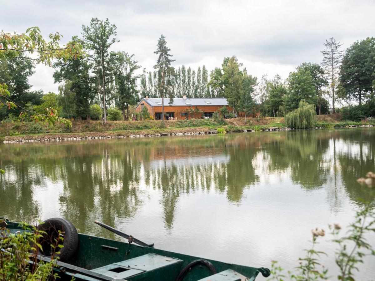 Comfy Houseboat In Florennes Next To The Forest Exterior photo